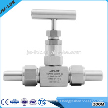 Top selling mini tube end needle valve